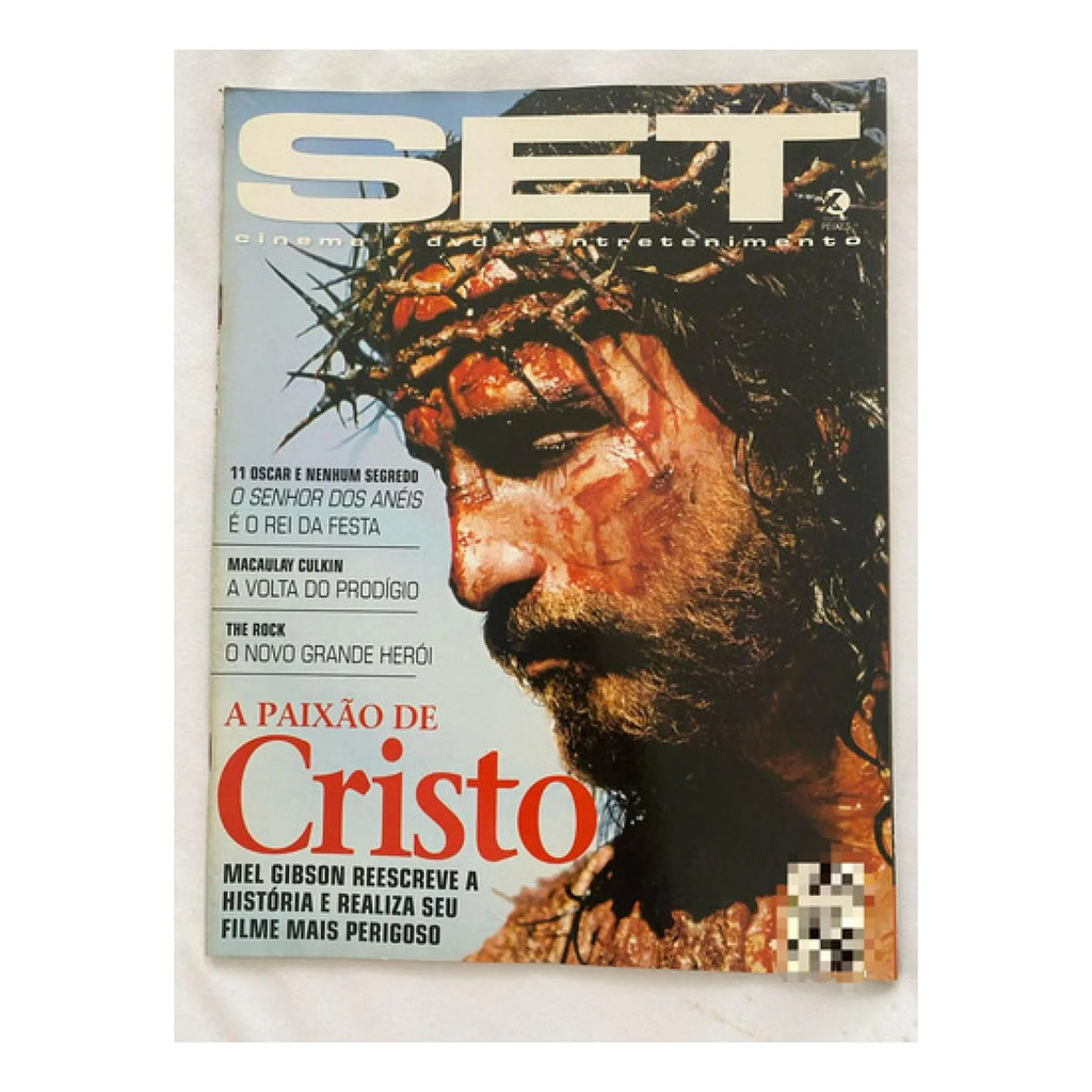 Revista Set 201 Paixão De Cristo The Rock Oscar Filmes