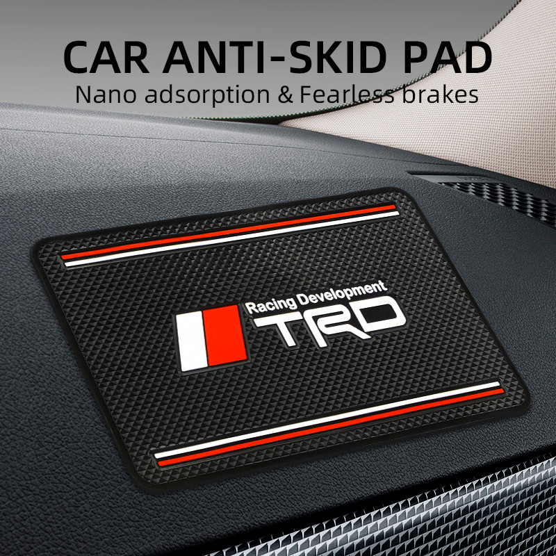 Tapete Antiderrapante Para Painel De Carro , Almofada Pegajosa Toyota TRD Modelo 20cm X 13cm/,