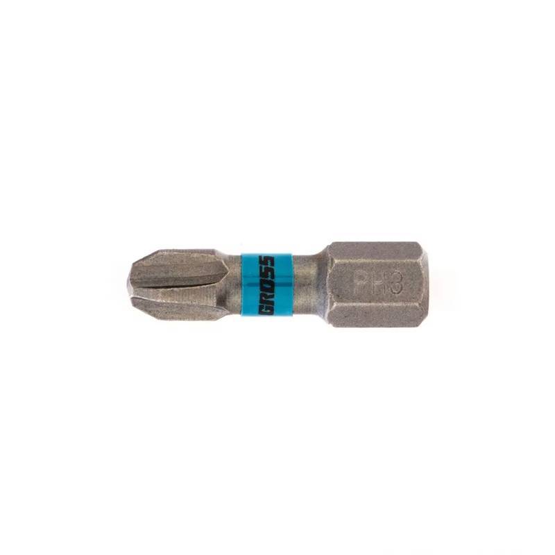 Bits Torção PH3 25mm Aço Cromo Molibdênio 2 Peças Gross