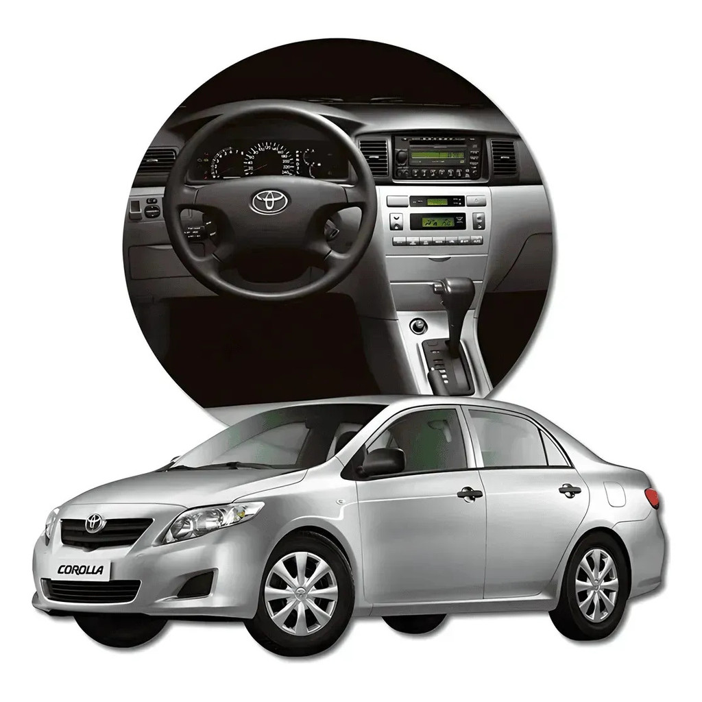 Kit Led Corolla Se-g Painel Instrumento Ar Digital 2003 2008