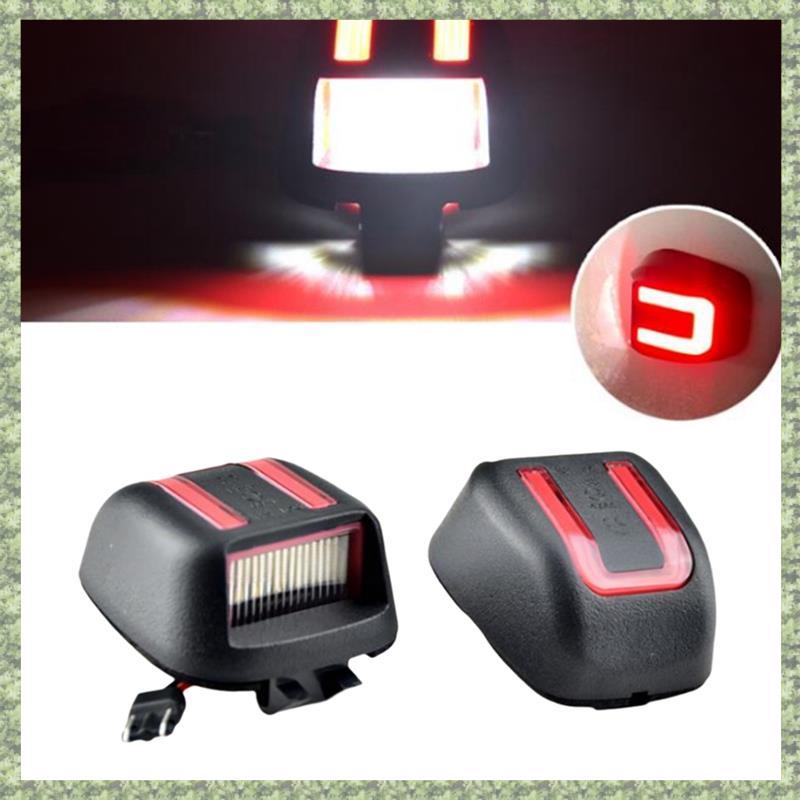 Luzes De Matrícula LED De Duas Cores Para Carro Equator Navara D40