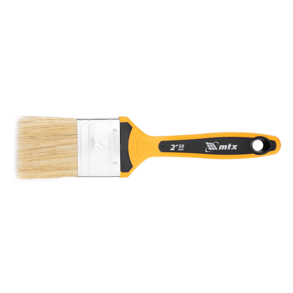 TRINCHA/PINCEL 2, PARA VERNIZ, CERDAS BRANCAS, CABO 2 COMPONENTES, 1PC // MTX
