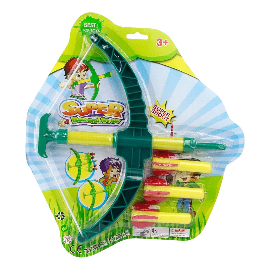 Arco e Flecha Infantil com Dardos de Espuma – Brinquedo Arqueiro Seguro