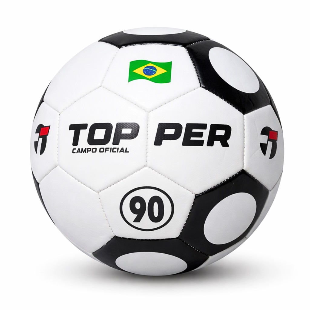 Bola Campo Topper 90 Hybrid Oficial – Alta Performance para Jogos e Treinos
