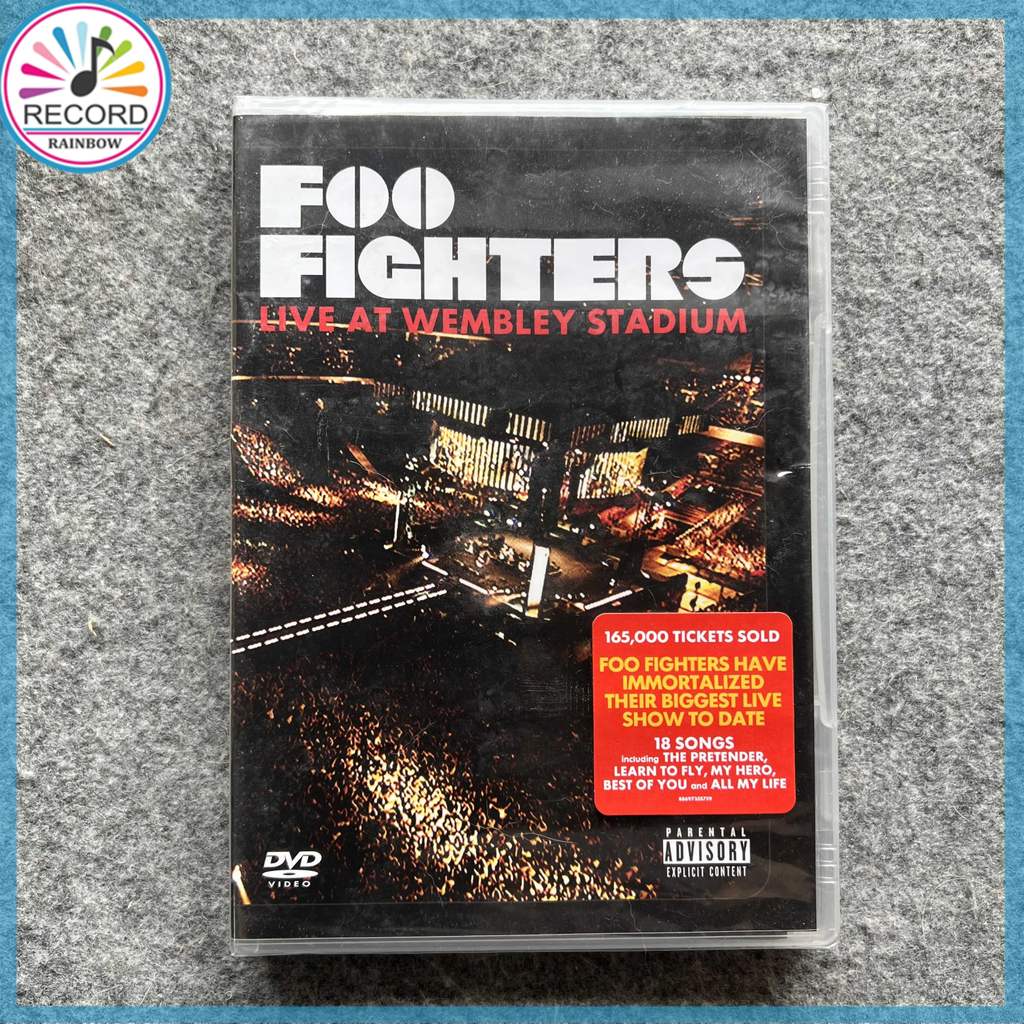Foo Fighters Live At Wembley Stadium Original DVD Album [Lacrado] Brand New 1Z04061 ZK