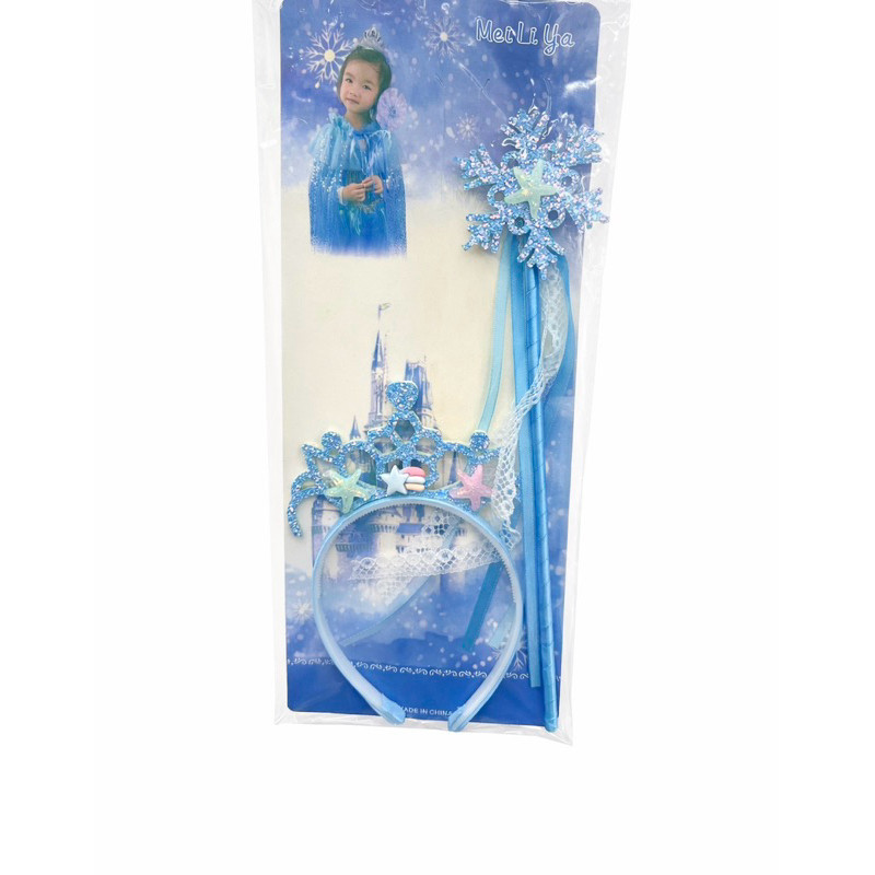 Kit Princesa Infantil – Tiara + Varinha Mágica