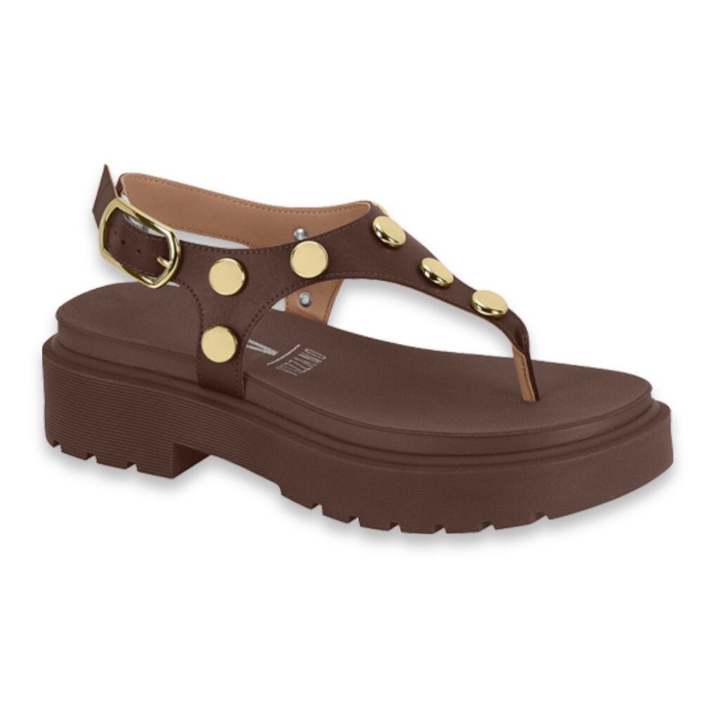 SANDÁLIA FEMININA VIZZANO 6499.134 FLATFORM PAPETE LEVE 5CM