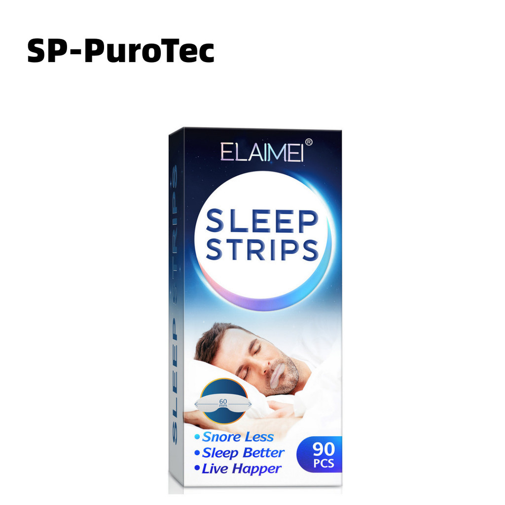 Sleep Strips Fita Bucal Para Dormir 90 Unidades Antirronco Com Adesivo Suave Para Melhor Respiração Nasal Noturna em Oferta na Shopee