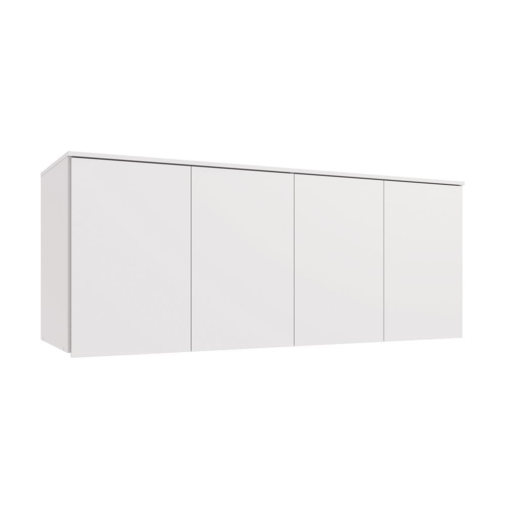 Armário Aéreo 4 Portas Kappesberg Adapt Branco 175cm