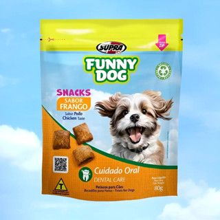 Petisco Cães Funny Dog Frango Recompensa 80g em Oferta na Shopee