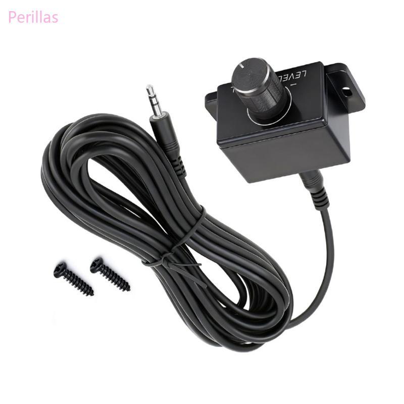 Perillas Botão Controlador Áudio Do Veículo 5m Volumes Baixo Subwoofer Ajustador Amplificad