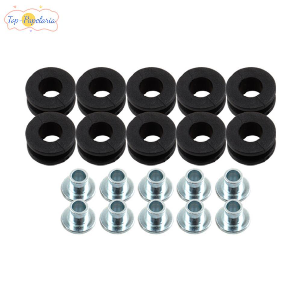 Kits De Junta Perfumados De 10 Peças/20 , Ilhós De Borracha Para Motocicleta M6 , Almofada Universal Alívio De Pressão