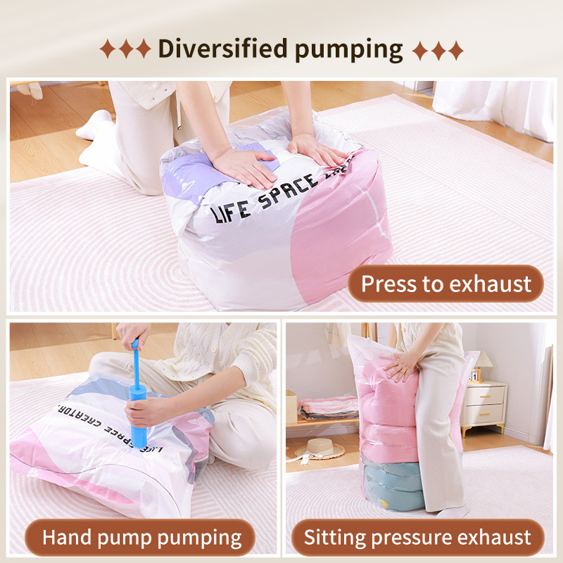 Fornecimento exclusivo de saco tridimensional de autoexaustão sem ar doméstico espessado Va