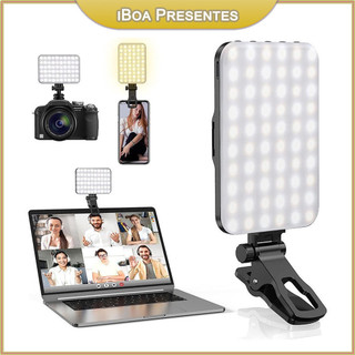 Luz De Led Portátil Para Selfie Com Carregamento De Clipe/Luz De Preenchimento Rgb Mobile