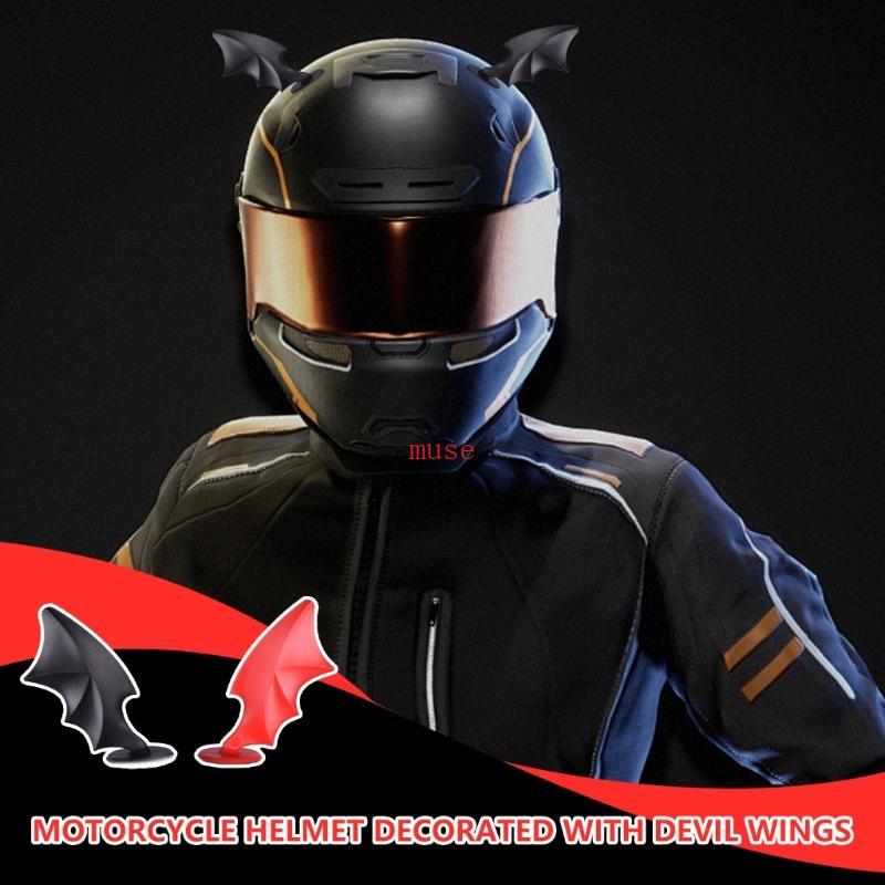 Chifres Asa Do Exclusivos, Decorações Para Capacetes Motocicleta E, Adorno Pilotos