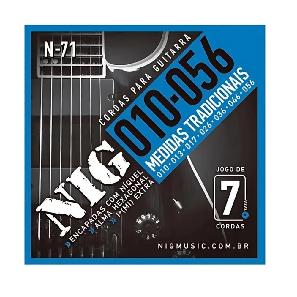 ENCORDOAMENTO NIG N71 .010/.056 7-CORDAS