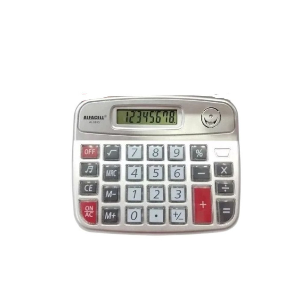Calculadora Eletrônica de Mesa Grande 12 Dígitos Alfacell