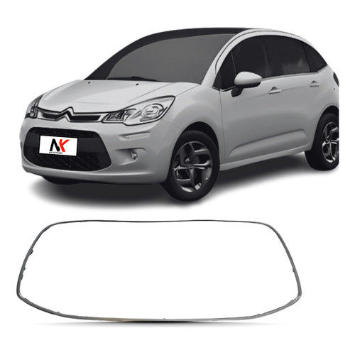 Friso Grade Parachoque C3 2013 2014 2015 2016 A 2020 Cinza