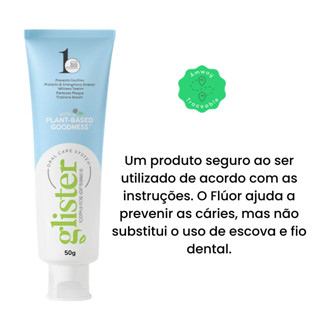 Creme Dental Glister Multi-Action com Flúor 50g Com Anvisa em Oferta na Shopee