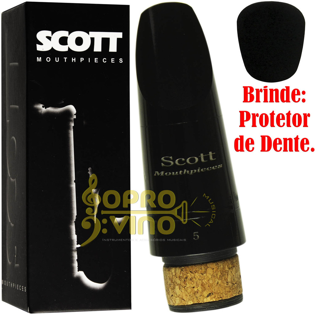 Boquilha Clarone Alto Mib Barkley Scott Nº 5 Protetor Brinde