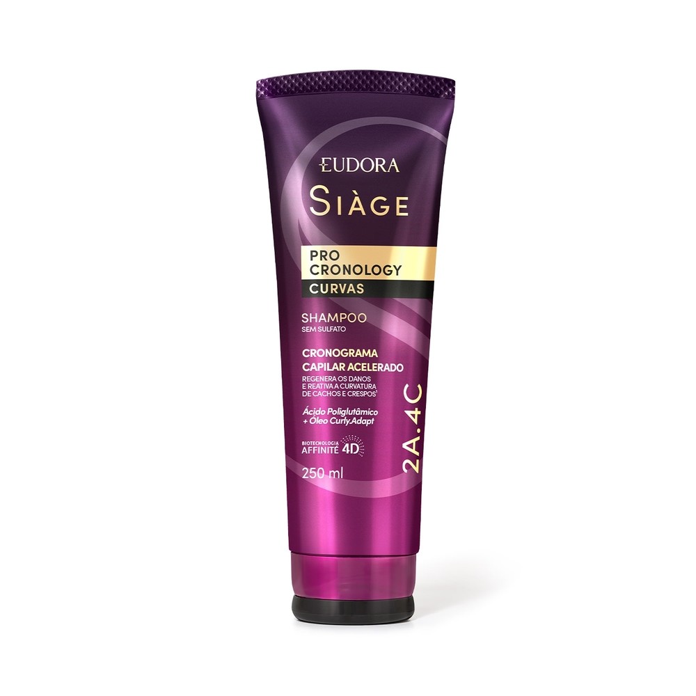 Shampoo Siàge Pro Cronology Curvas 250ml em Oferta na Shopee