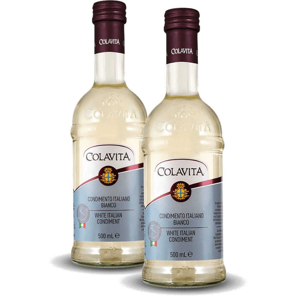 Kit c/ 2und Vinagre de Vinho Branco COLAVITA 500ml (Italia)