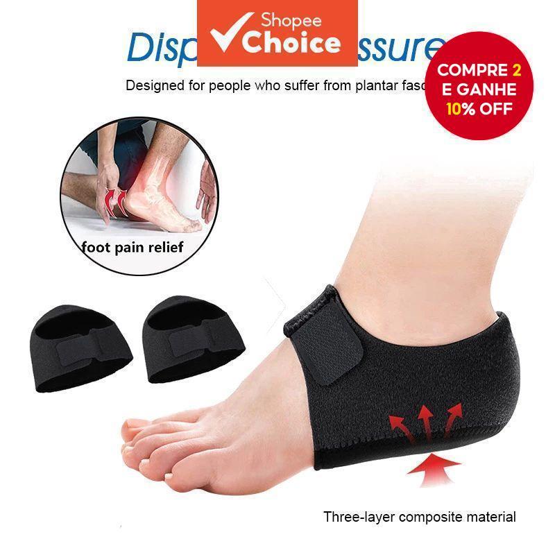 Novas Mangas para Calcanhar para Alívio da Dor Suporte de Silicone em Gel Ideal para Dor no Calcanhar, Perfeito para