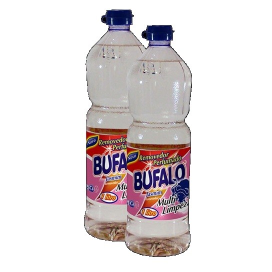 kit 2 REMOVEDOR BUFALO PERFUMADO JASMIM  Limpeza 1000ML