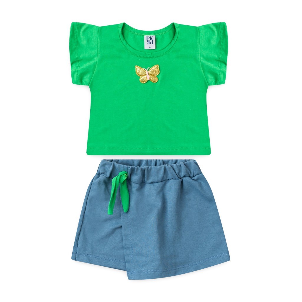 Conjunto Infantil Feminino Brilho Da Natureza em Oferta na Shopee