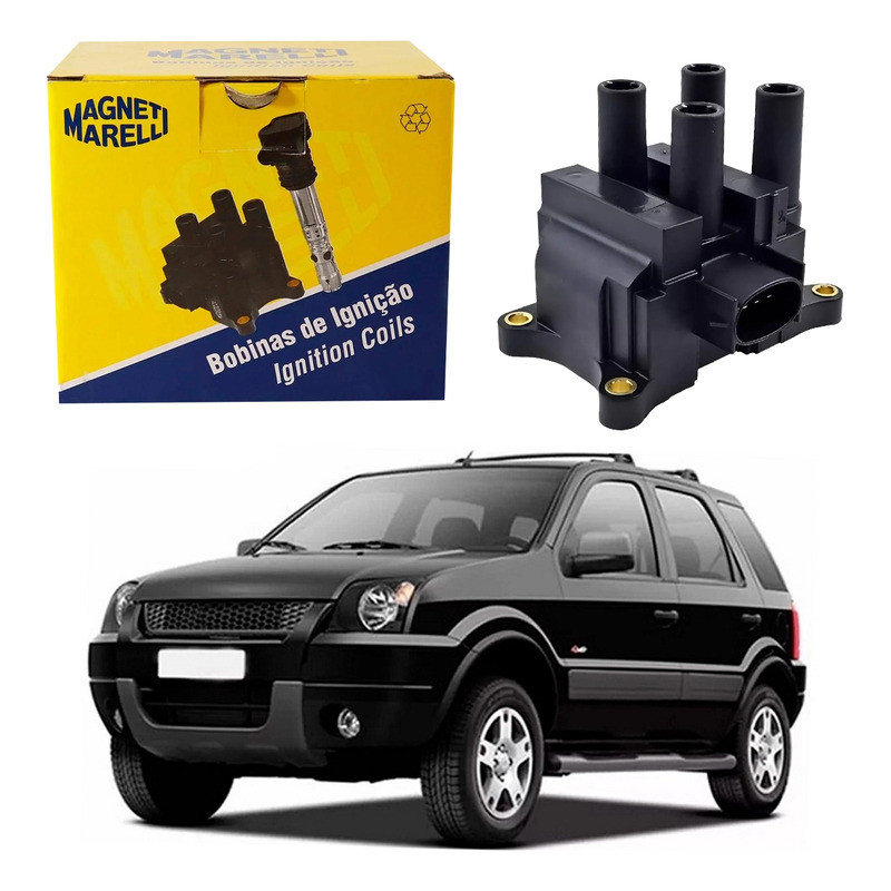 Bobina De Ignição Marelli Ecosport 1.6 2003 A 2007