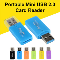 Mini USB 2.0 Micro SD TF T Cartão Flash Adaptador Cardrider Para Windows De Memória Clássico