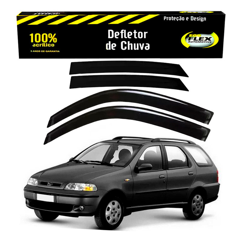 Jogo Calha Defletor Chuva Palio Weekend 1.0 2001 A 2003