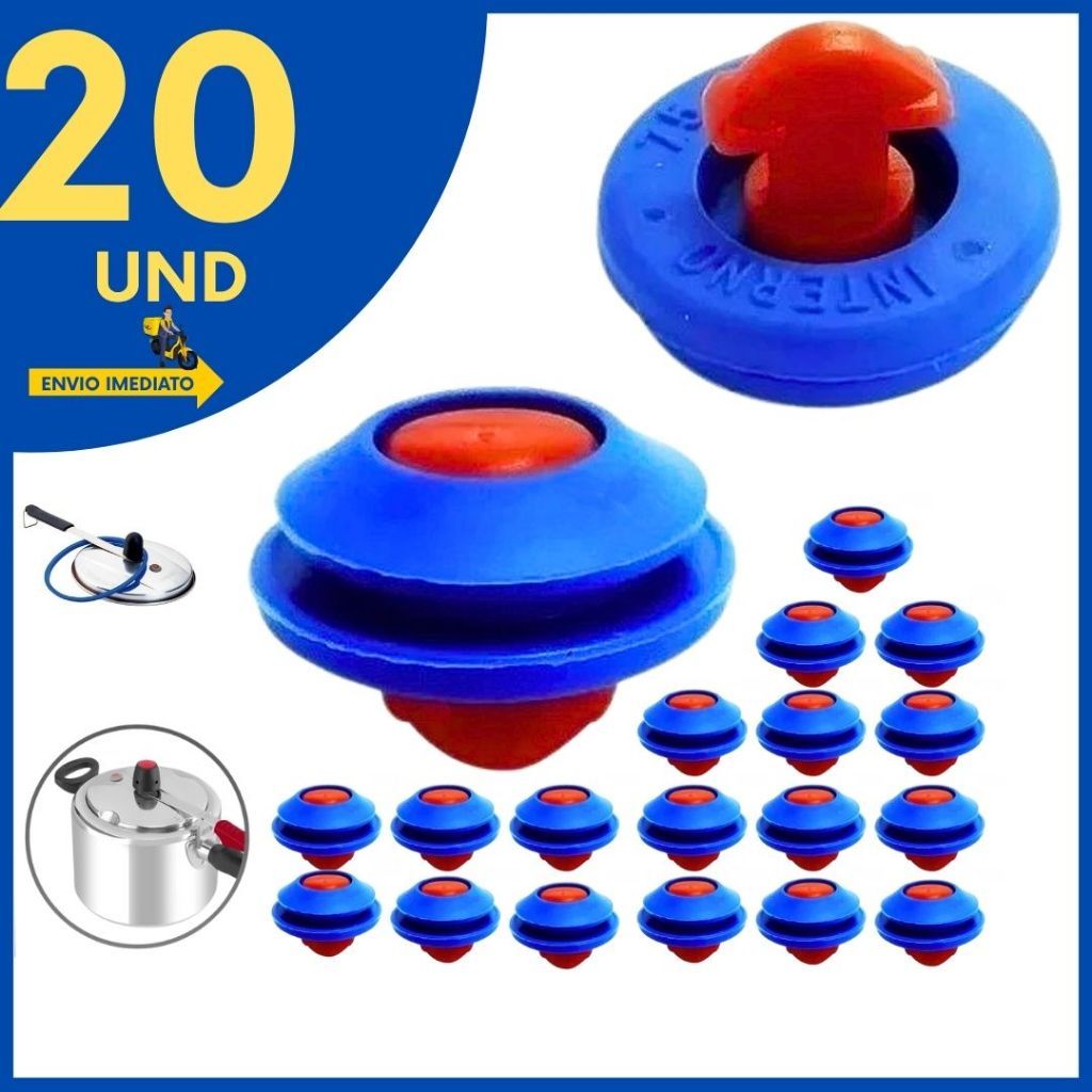 Kit 20 Válvula Universal para Panela de Pressão – Selo de Silicone Resistente em Oferta na Shopee