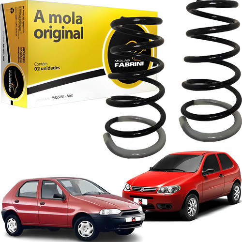Par 2 Molas Traseiras Palio 1.0 1.3 1.4 1.5 1.6 2001 A 2015 em Oferta na Shopee