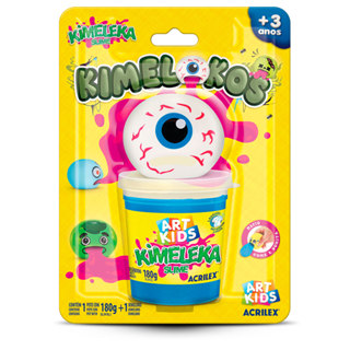 Kimeleka Slime Art Kids Kimelokos 180g Acrilex em Oferta na Shopee