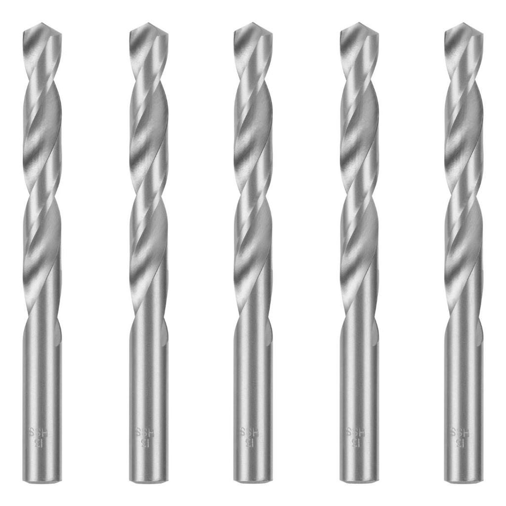 Broca Aço Rápido 13mm Polida 5pcs Metal MTX 720309