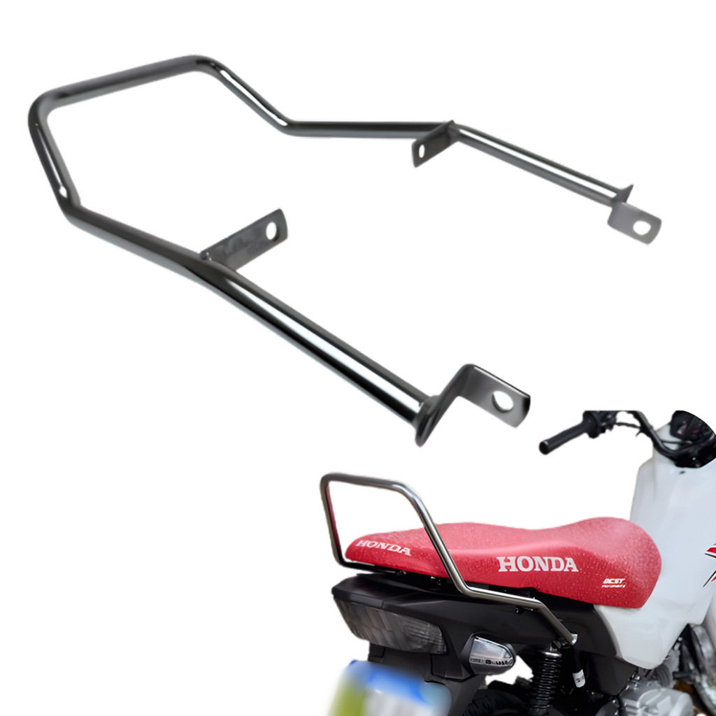 Alça Traseira Cromada Churrasqueira Moto Pop 110i e 110 ES 2016 a 2025 Alta Baixa em Oferta na Shopee