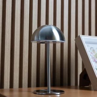 Luminária de Mesa Led 3 Tons Usb Eclipse Prata Metal em Oferta na Shopee