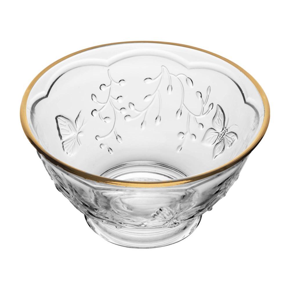 Bowl Lyor New Butterfly com Fio de Ouro Cristal 12cm x 6,5 em Oferta na Shopee