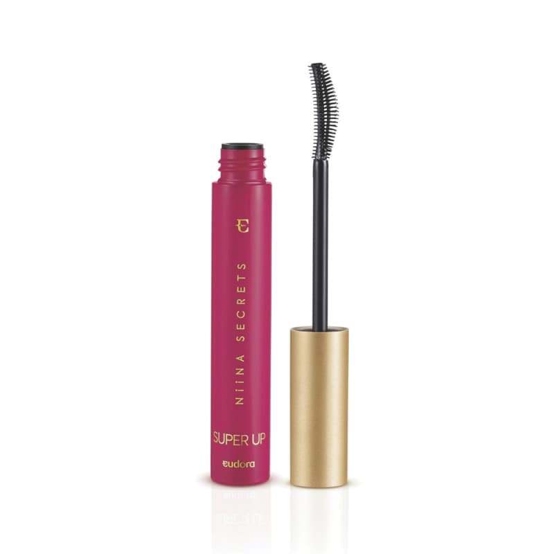 Eudora Niina Secrets Máscara Para Cílios preto Super Up 8g em oferta maquiagem volume