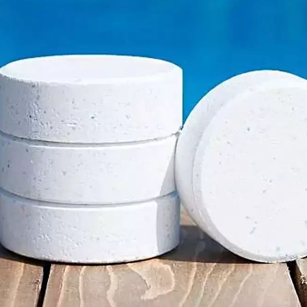 5 un 1 kg Cloro Pastilha Piscina Limpeza e Manutenção usado em Clorador Flutuante Anti Bactérias