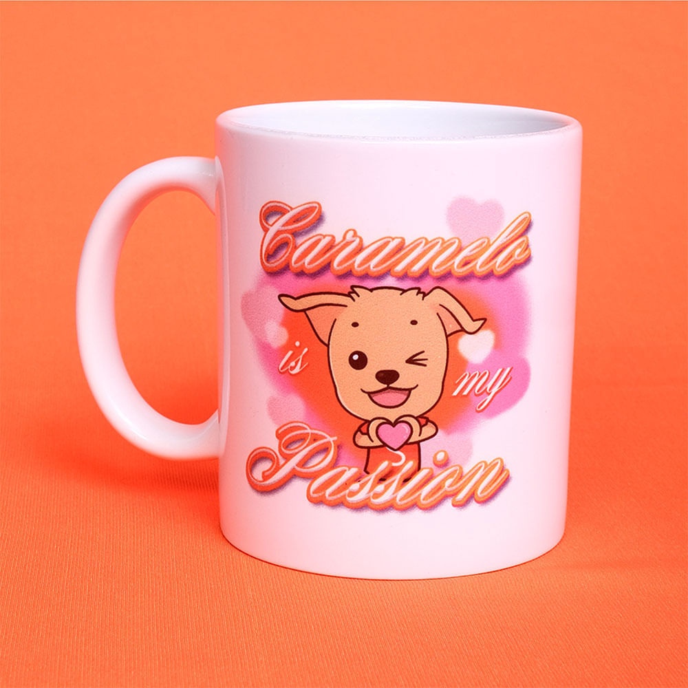 Caneca Pop Shopito Caramelo Is My Lover em Oferta na Shopee