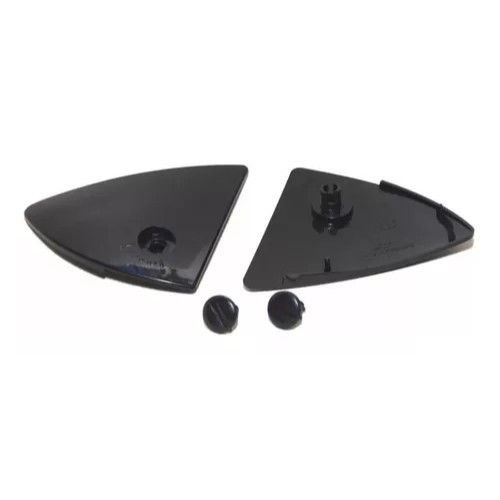 Placa Lateral/Reparo Capacete Ebf Fit 08 / Ebf 7 2.0/ ROX Preta Ref1210