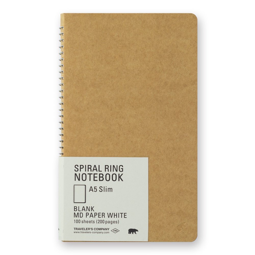 Traveler's Notebook Spiral Ring Slim A5 Notebook Pack[Direct from Japan]