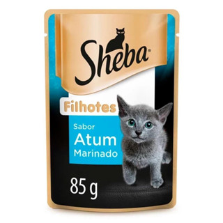 Ração Úmida Sheba Atum Marinado para Gatos Filhotes 85g - 20 Unid. em Oferta na Shopee