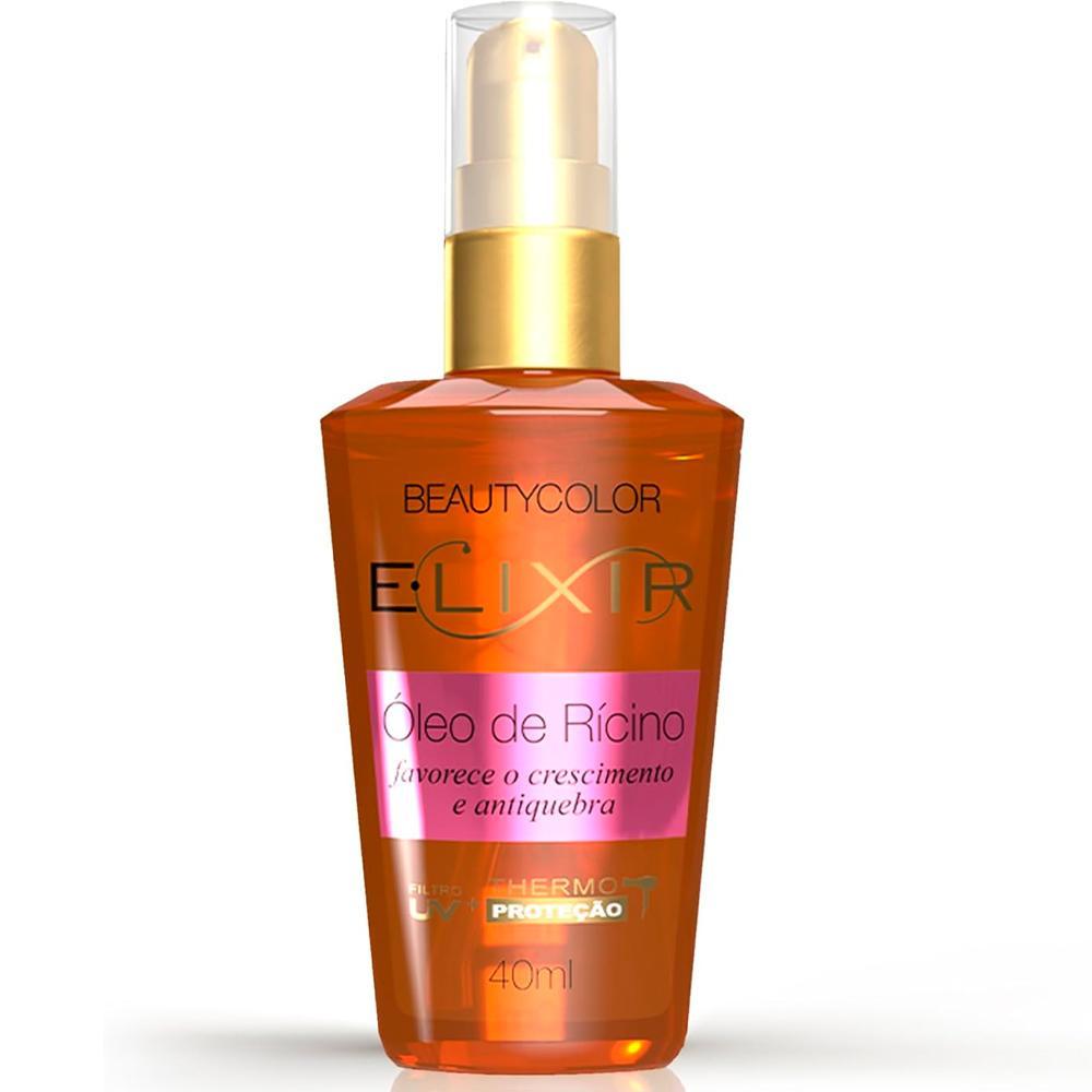 Elixir Óleo Nutritivo Beauty Color Óleo de Rícino Ação Antiquebra Vitamina E 40ml