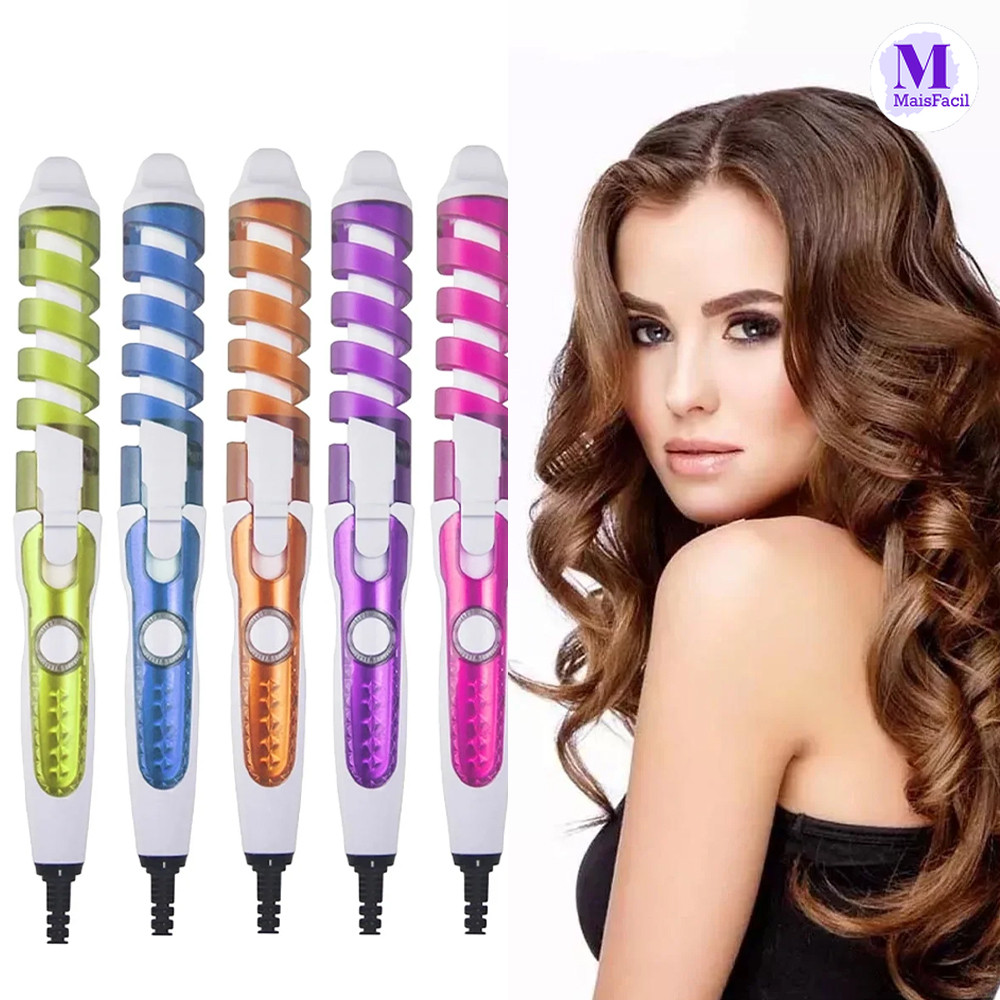Modelador de Cachos 220V Profissional - Cacheador de Ondas com Cerâmica Alta Temperatura em Oferta na Shopee