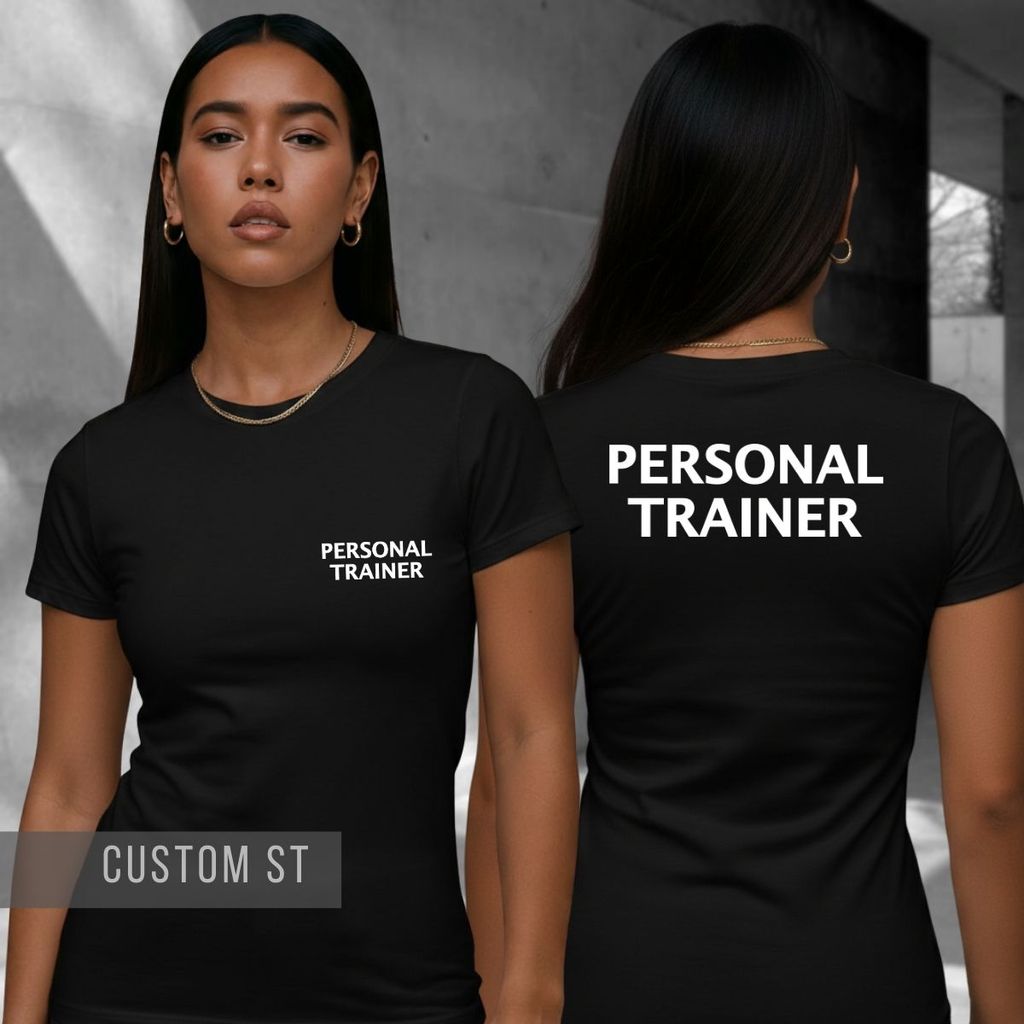Camiseta Baby Look Personal Trainer Academia Educação Física Treino Musculação Fitness Consultoria Esporte Profissional
