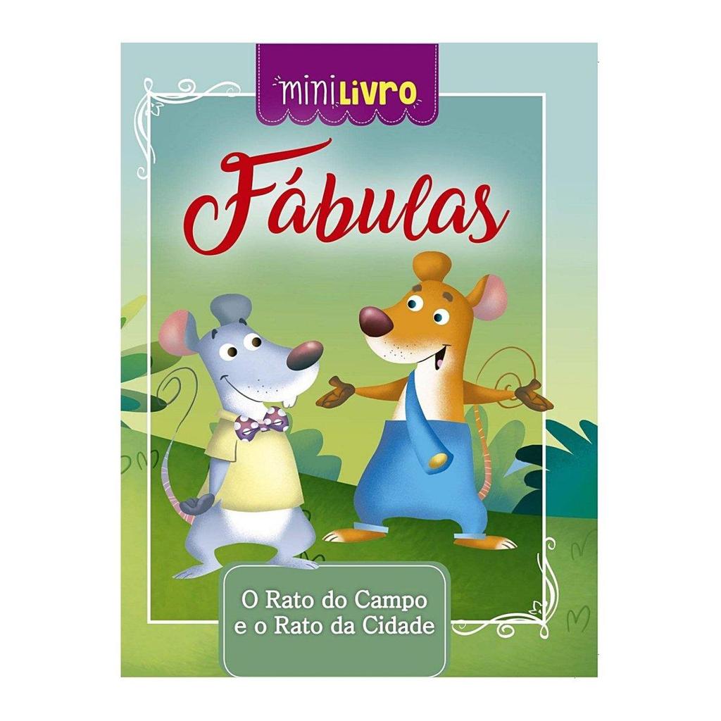 Mini livro: Fábulas - O rato do campo e o rato da cidade