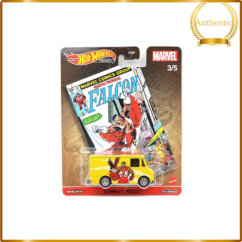 Hot Wheels Pop Culture Marvel Comics Combat Medic 1:64 Die-Cast Mini Car